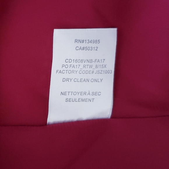 For Love And Lemons Raspberry Velvet Mini Dress | SMALL - Picture 9 of 9